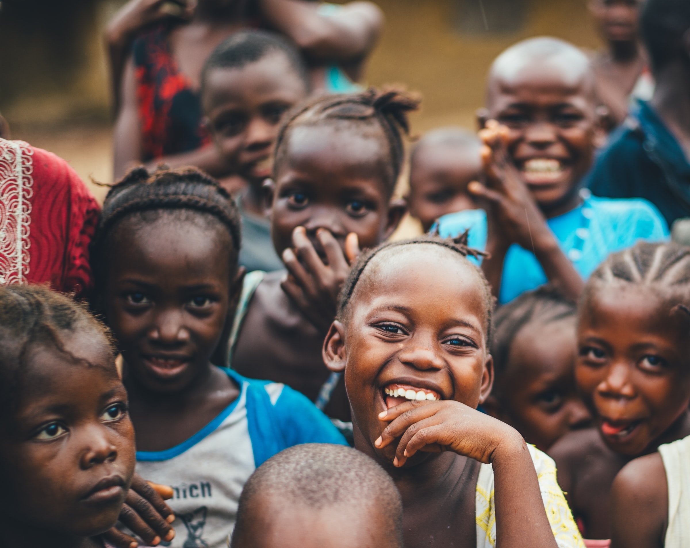 Children in a Malawian community